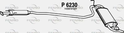 P6230 FENNO Глушитель выхлопных газов конечный