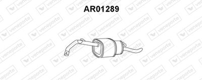 AR01289 VENEPORTE Глушитель выхлопных газов конечный