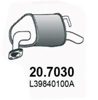 207030 ASSO Глушитель выхлопных газов конечный