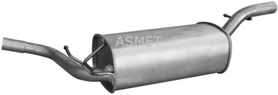 11039 ASMET Средний глушитель выхлопных газов