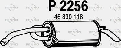 P2256 FENNO Глушитель выхлопных газов конечный
