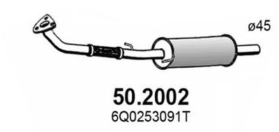 502002 ASSO Предглушитель выхлопных газов