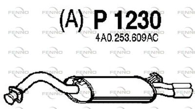 P1230 FENNO Глушитель выхлопных газов конечный