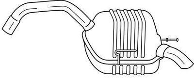 16663 SIGAM Глушитель выхлопных газов конечный