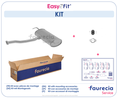 FS27064 Faurecia Глушитель выхлопных газов конечный