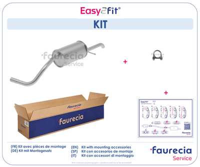 FS63276 Faurecia Глушитель выхлопных газов конечный