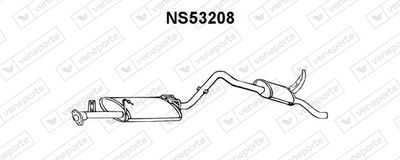NS53208 VENEPORTE Глушитель выхлопных газов конечный