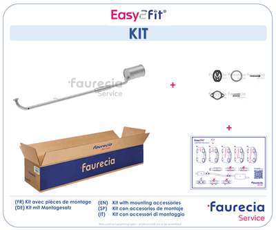 FS18006 Faurecia Предглушитель выхлопных газов