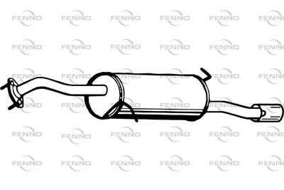 P3527 FENNO Глушитель выхлопных газов конечный