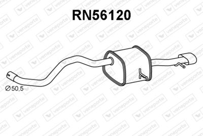 RN56120 VENEPORTE Глушитель выхлопных газов конечный