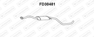 FD30481 VENEPORTE Предглушитель выхлопных газов