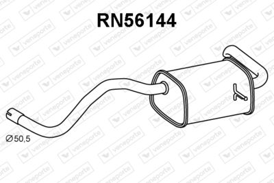 RN56144 VENEPORTE Глушитель выхлопных газов конечный