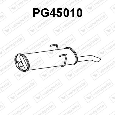 PG45010 VENEPORTE Глушитель выхлопных газов конечный