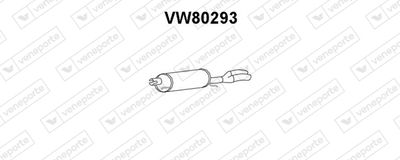 VW80293 VENEPORTE Глушитель выхлопных газов конечный
