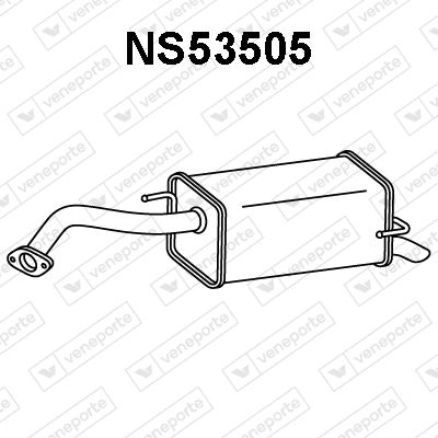 NS53505 VENEPORTE Глушитель выхлопных газов конечный