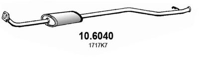 106040 ASSO Средний глушитель выхлопных газов