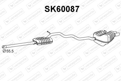 SK60087 VENEPORTE Глушитель выхлопных газов конечный