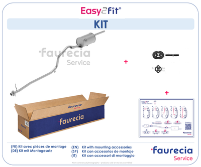 FS27006 Faurecia Глушитель выхлопных газов конечный