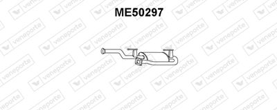 ME50297 VENEPORTE Предглушитель выхлопных газов