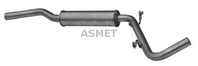 21018 ASMET Средний глушитель выхлопных газов