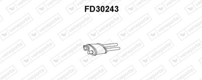 FD30243 VENEPORTE Предглушитель выхлопных газов