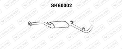 SK60002 VENEPORTE Предглушитель выхлопных газов