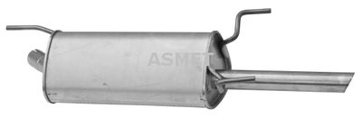 05107 ASMET Глушитель выхлопных газов конечный