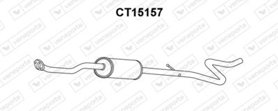 CT15157 VENEPORTE Предглушитель выхлопных газов