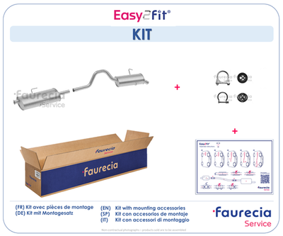 FS55603 Faurecia Глушитель выхлопных газов конечный