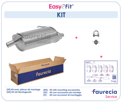 FS67137 Faurecia Глушитель выхлопных газов конечный