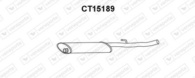 CT15189 VENEPORTE Предглушитель выхлопных газов