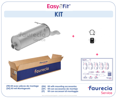 FS15873 Faurecia Глушитель выхлопных газов конечный