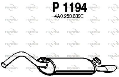 P1194 FENNO Глушитель выхлопных газов конечный