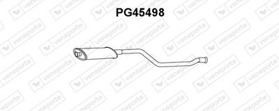 PG45498 VENEPORTE Предглушитель выхлопных газов