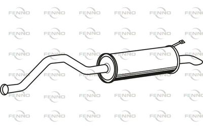 P5115 FENNO Глушитель выхлопных газов конечный