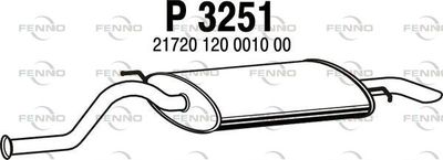 P3251 FENNO Глушитель выхлопных газов конечный