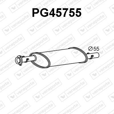 PG45755 VENEPORTE Предглушитель выхлопных газов