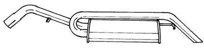 25612 SIGAM Глушитель выхлопных газов конечный