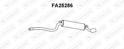 FA25286 VENEPORTE Глушитель выхлопных газов конечный