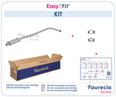 FS55129 Faurecia Предглушитель выхлопных газов