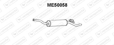 ME50058 VENEPORTE Глушитель выхлопных газов конечный