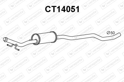 CT14051 VENEPORTE Предглушитель выхлопных газов