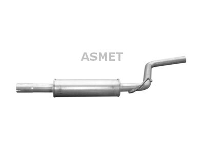 03104 ASMET Средний глушитель выхлопных газов