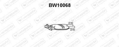 BW10068 VENEPORTE Предглушитель выхлопных газов