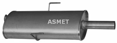 10111 ASMET Средний глушитель выхлопных газов