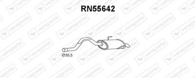 RN55642 VENEPORTE Глушитель выхлопных газов конечный
