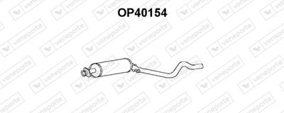 OP40154 VENEPORTE Предглушитель выхлопных газов