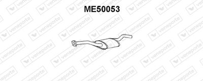 ME50053 VENEPORTE Средний глушитель выхлопных газов