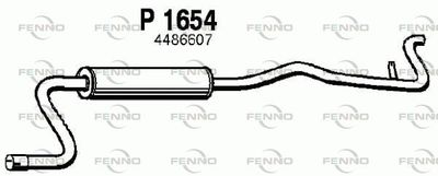 P1654 FENNO Глушитель выхлопных газов конечный