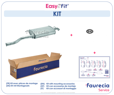 FS05102 Faurecia Глушитель выхлопных газов конечный